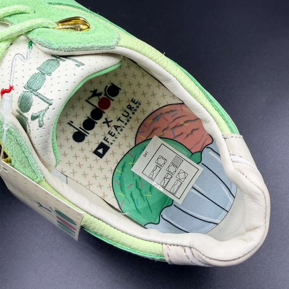 Diadora Feature x N9000 Ice Cream 'Pistacchio' - Picture 5 of 14